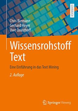 portada Wissensrohstoff Text: Eine Einführung in das Text Mining (en Alemán)