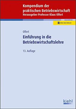 portada Einführung in die Betriebswirtschaftslehre (Kompendium der Praktischen Betriebswirtschaft) (in German)