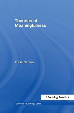 portada Theories of Meaningfulness (Scientific Psychology Series)