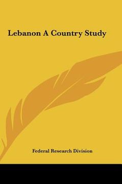 portada lebanon a country study