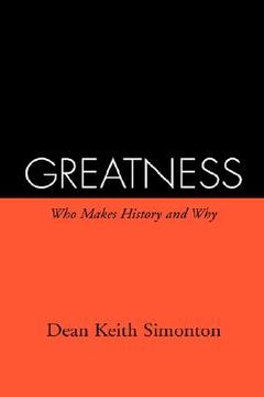 portada greatness: who makes history and why (en Inglés)