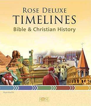 portada Rose Deluxe Timelines: Bible and Christian History (en Inglés)