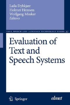portada evaluation of text and speech systems (en Inglés)