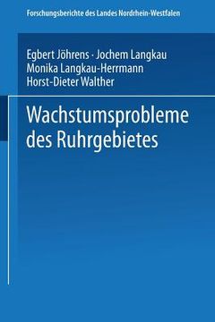 portada Wachstumsprobleme Des Ruhrgebietes (en Alemán)