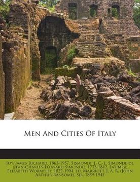 portada Men and Cities of Italy (en Inglés)