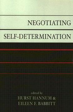 portada negotiating self-determination (en Inglés)