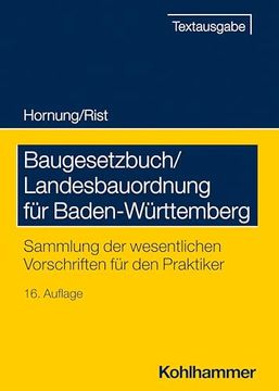 portada Baugesetzbuch/Landesbauordnung Fur Baden-Wurttemberg: Sammlung Der Wesentlichen Vorschriften Fur Den Praktiker (en Alemán)