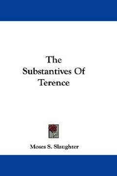 portada the substantives of terence (in English)