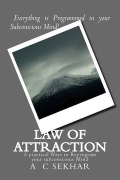 portada Law of Attraction: 5 practical Ways to Reprogram your subconscious Mind (en Inglés)