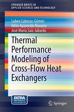 portada Thermal Performance Modeling of Cross-Flow Heat Exchangers (SpringerBriefs in Applied Sciences and Technology)