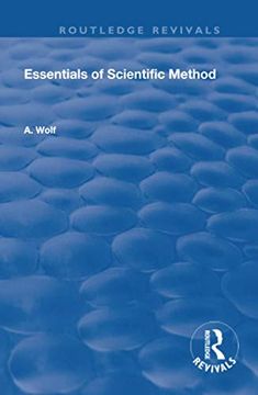 portada Essentials of Scientific Method (Routledge Revivals) (en Inglés)