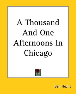 portada a thousand and one afternoons in chicago
