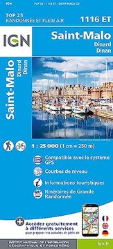 portada St-Malo/ Dinard/ Dinan 1: 25 000 (in English)