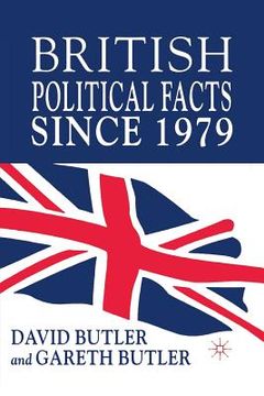 portada British Political Facts Since 1979 (en Inglés)