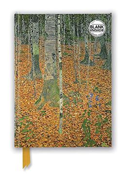 portada Gustav Klimt: The Birch Wood (Foiled Blank Journal) (Flame Tree Blank Notebooks) (en Inglés)