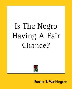 portada is the negro having a fair chance? (en Inglés)