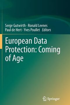portada European Data Protection: Coming of Age (en Inglés)