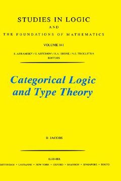 portada categorical logic and type theory (in English)