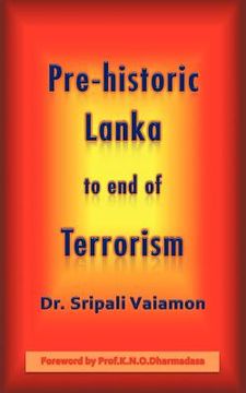 portada pre-historic lanka to end of terrorism