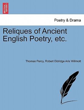 portada reliques of ancient english poetry, etc. (en Inglés)