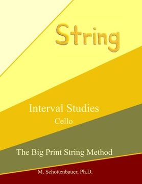 portada Interval Studies:  Cello (The Big Print String Method)