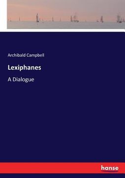 portada Lexiphanes: A Dialogue