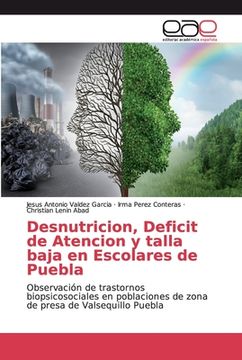 portada Desnutricion, Deficit de Atencion y Talla Baja en Escolares de Puebla