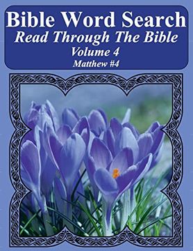 portada Bible Word Search Read Through the Bible Volume 4: Matthew #4 Extra Large Print (en Inglés)