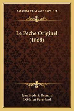 portada Le Peche Originel (1868) (in French)