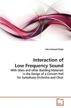 portada interaction of low frequency sound (en Inglés)