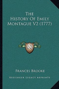 portada the history of emily montague v2 (1777) (in English)