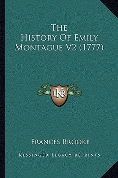 portada the history of emily montague v2 (1777) (en Inglés)