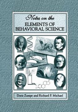 portada Notes on the Elements of Behavioral Science (en Inglés)