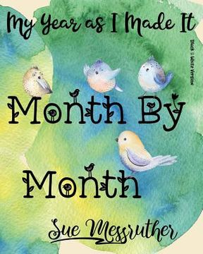 portada Month by Month (Black & White Version): Personal Memorandum Diary (en Inglés)