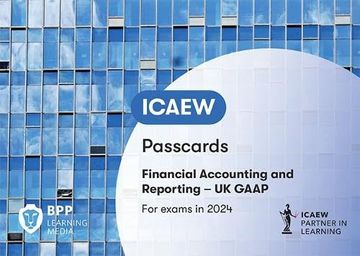 portada Icaew Financial Accounting and Reporting uk Gaap (en Inglés)