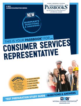 portada Consumer Services Representative (C-3812): Passbooks Study Guide Volume 3812 (in English)