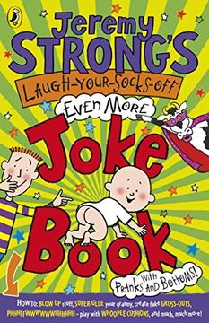 portada jeremy strong's laugh-your-socks-off even more joke book.