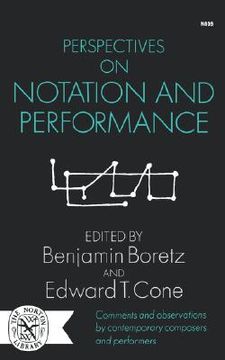 portada perspectives on notation and performance (en Inglés)