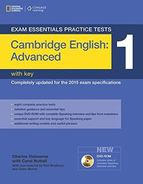portada Exam Essentials Practice Tests: Cambridge English Advanced 1 with Key and DVD-ROM (en Inglés)
