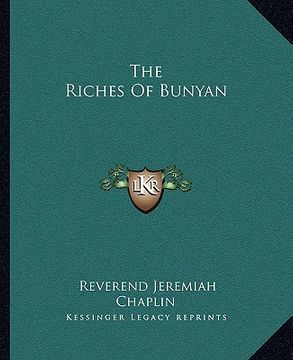 portada the riches of bunyan
