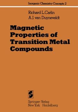 portada Magnetic Properties of Transition Metal Compounds (Inorganic Chemistry Concepts)