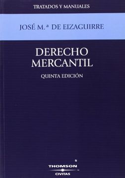 portada Derecho mercantil (Tratados y Manuales de Derecho) (in Spanish)