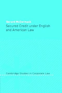 portada secured credit under english and american law (en Inglés)