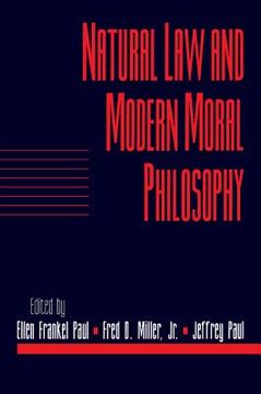 portada Natural law and Modern Moral Philosophy: Volume 18, Social Philosophy and Policy, Part 1 Paperback (en Inglés)