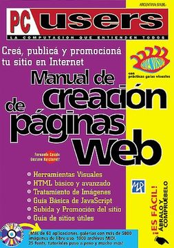 portada Pc Users Manual de Creacion de Paginas web