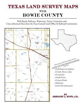 portada Texas Land Survey Maps for Bowie County