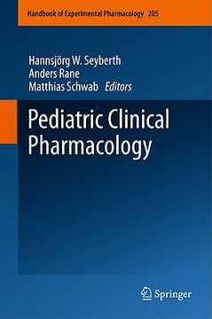 portada pediatric clinical pharmacology (en Inglés)