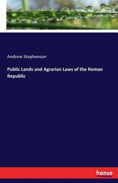 portada Public Lands and Agrarian Laws of the Roman Republic (en Inglés)