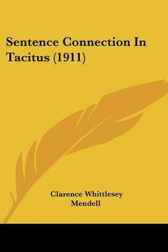 portada sentence connection in tacitus (1911) (in English)