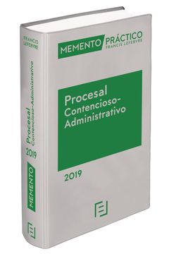 portada Memento Procesal Contencioso-Administrativo 2019